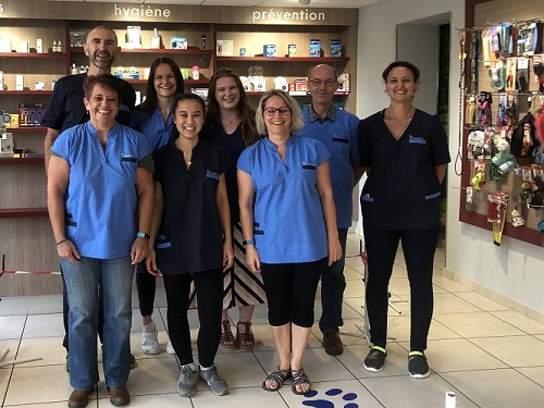 équipe clinique veterinaire de Charancieu